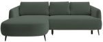 Γωνιακός καναπές Terry Mini-Prasino-Αριστερή