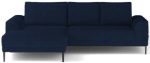 Γωνιακός καναπές Holland Mini-Mple Skouro-Αριστερή