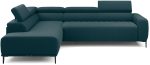 Γωνιακός καναπές Elysia-Prasino-Αριστερή