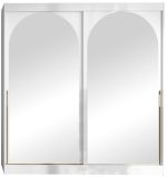 Ντουλάπα Modin συρόμενη-Leuko-Μήκος: 200 εκ.