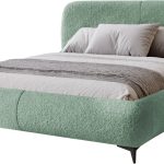 Επενδυμένο κρεβάτι Moe-Menta-200 x 200