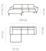 Γωνιακός καναπές Sanur-Mpez-Δεξιά - Image 3