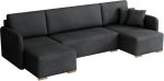 Γωνιακός καναπές Como U-Anthraki