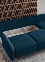 Γωνιακός καναπές Josephine -Petrol-Αριστερή - Image 6