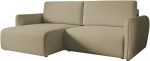 Γωνιακός καναπές Goya Slim-Mpez Skouro