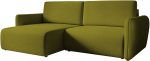 Γωνιακός καναπές Goya Slim-Prasino