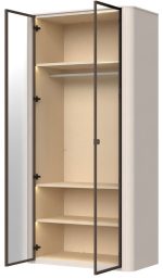 Ντουλάπα Dutchess δίφυλλη glass - Image 5