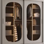 Ντουλάπα Bahrajn 180 συρόμενη-Cashmere