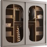 Ντουλάπα Bahrajn 200 συρόμενη-Cashmere