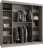 Ντουλάπα Bahrajn 200 συρόμενη-Cashmere - Image 4