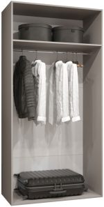 Ντουλάπα Malaga δίφυλλη-Mauro - Image 4