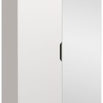 Ντουλάπα Malaga plus δίφυλλη-Leuko