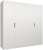 Ντουλάπα Malaga τετράφυλλη-Leuko