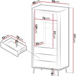 Ντουλάπα Marly Reg δίφυλλη - Image 4