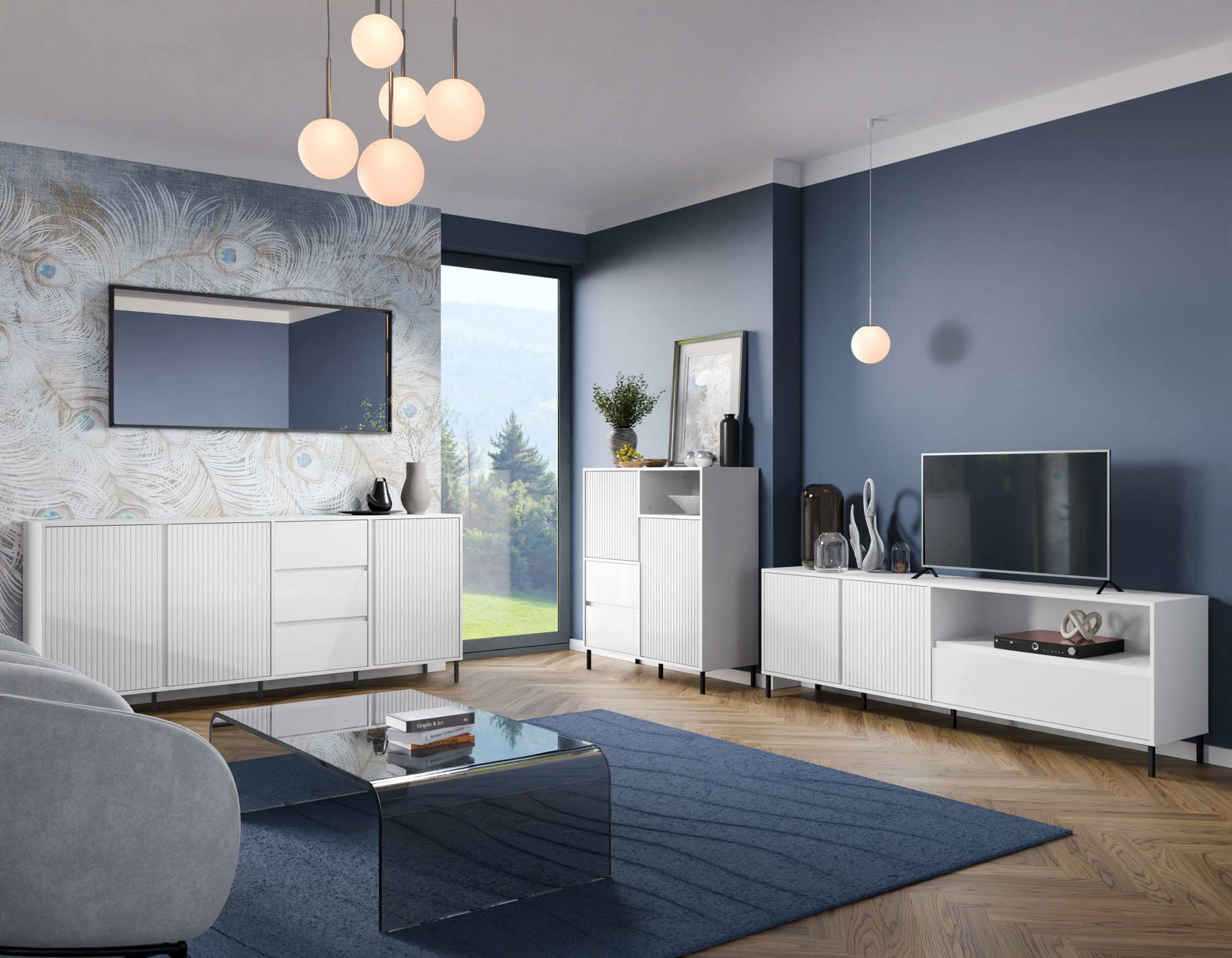 Έπιπλο τηλεόρασης Anel plus-Leuko - Image 4