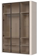 Ντουλάπα Dutchess τρίφυλλη glass - Image 2