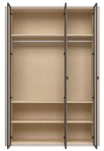 Ντουλάπα Dutchess τρίφυλλη glass - Image 6