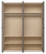 Ντουλάπα Dutchess τετράφυλλη glass - Image 6