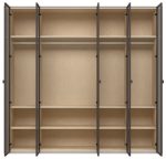 Ντουλάπα Dutchess πεντάφυλλη glass - Image 6