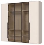 Ντουλάπα Dutchess πεντάφυλλη 3 glass