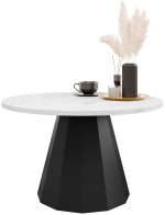 Τραπεζάκι σαλονιού Elipse-Leuko Marmaro