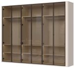 Ντουλάπα Dutchess εξάφυλλη glass - Image 2