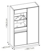 Βιτρίνα Calma Mini - Image 3