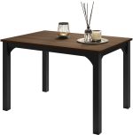 Επεκτεινόμενο τραπέζι Focus -Tobacco-Μήκος: 120 εκ.