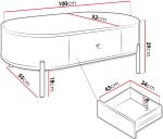 Τραπεζάκι σαλονιού Sepiroz - Image 3