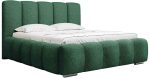 Επενδυμένο κρεβάτι Wizko-Prasino Skouro-140 x 200