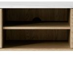 Έπιπλο τηλεόρασης Lygrint II-leuko marmaro - xruso