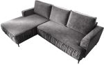 Γωνιακός καναπές Lavar-Gkri Skouro-Αριστερή