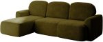 Γωνιακός καναπές Nabu -Prasino-Αριστερή