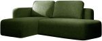 Γωνιακός καναπές Cozy-Prasino-Αριστερή