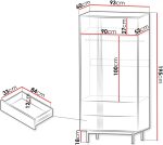 Ντουλάπα Alsy Reg δίφυλλη-Mpez Anoixto - Image 3