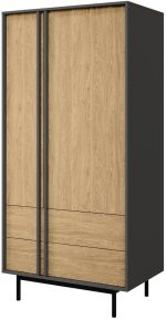 Ντουλάπα Alsy Reg δίφυλλη-Fusiko