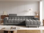 Γωνιακός καναπές Freyia-Gkri Skouro-Δεξιά - Image 2