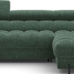 Γωνιακός καναπές Freyia-Prasino-Δεξιά