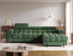 Γωνιακός καναπές Freyia-Prasino-Δεξιά - Image 2