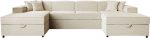 Γωνιακός καναπές Santos U-Beige
