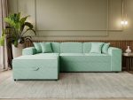 Γωνιακός καναπές Santos-Menta-Αριστερή - Image 2