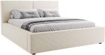 Επενδυμένο κρεβάτι Santos-Leuko-200 x 200