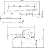 Γωνιακός καναπές Limo-Mple-Αριστερή - Image 3