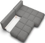 Γωνιακός καναπές Limo-Gkri Skouro-Δεξιά - Image 4