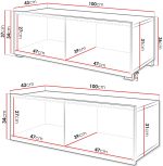 Έπιπλο τηλεόρασης Calabrini-Cashmere-Μήκος: 100 εκ. - Image 3