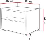 Κομοδίνο Cyliza - Image 3