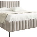 Επενδυμένο κρεβάτι Lewezo-Mpez-140 x 200