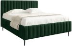 Επενδυμένο κρεβάτι Lewezo-Prasino Skouro-180 x 200