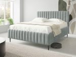 Επενδυμένο κρεβάτι Lewezo-Gkri-140 x 200 - Image 2