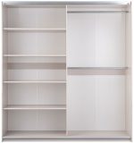 Ντουλάπα Boston 203 συρόμενη-Cashmere - Image 5